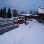 commercial snow plowing